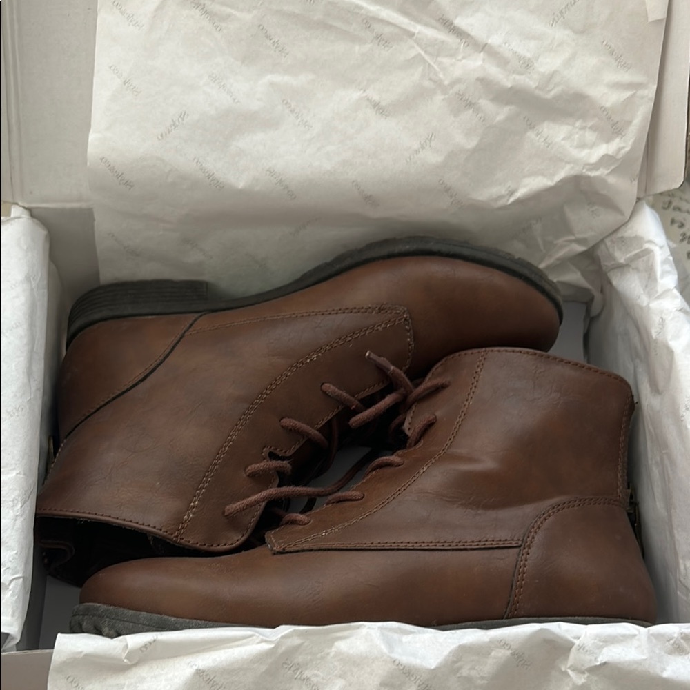Brown Leather Men's Boots
